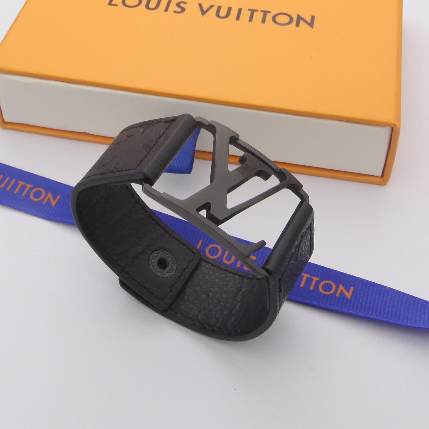 Louis Vuitton Monogram Leather Bracelet